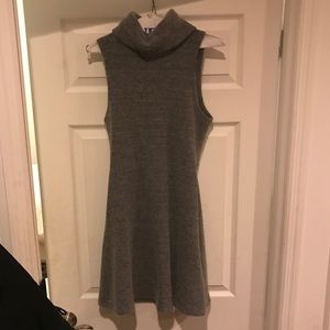 J.O.A. Grey Cowl Neck Sweater Dress